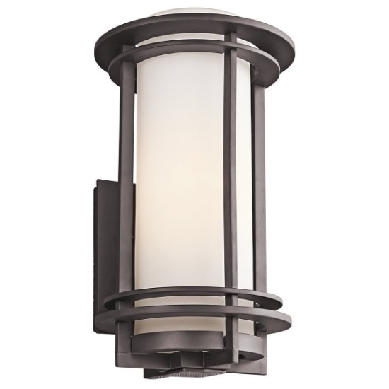 Picture of 150w 17" Pacific Edge Architectural Bronze E26 MED 1-Light Outdoor Wall Lantern