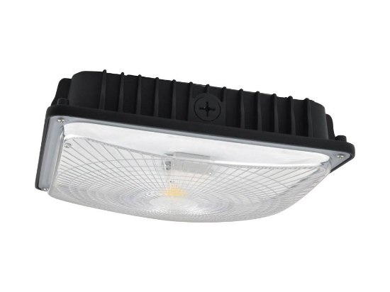 Foto para 28w ≅150w 3236lm 40K Black Slim Canopy LED Fixture