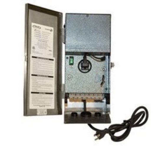 Foto para 120W Above Grade Transformer, Multi-Voltage Output Taps 12.5V, 13.5V and 14.5V Finish