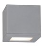 Picture of 16w 750lm 30K 5" Rubix Outdoor LED WW Graphite Ceiling Flush Mount