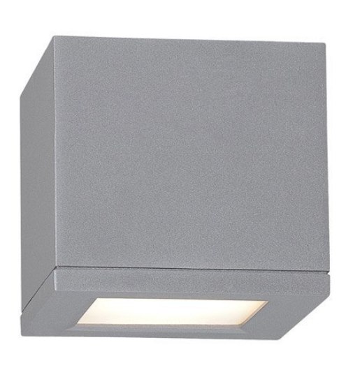 Picture of 16w 750lm 30K 5" Rubix Outdoor LED WW Graphite Ceiling Flush Mount