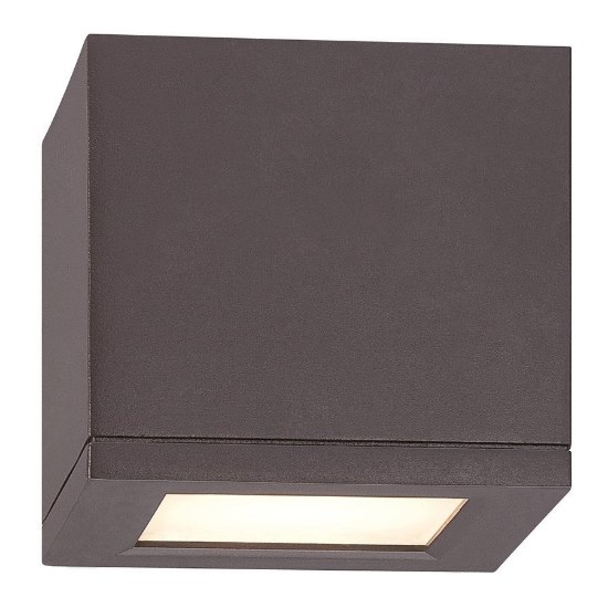 Picture of 16w 750lm 30K 5" Rubix Outdoor LED WW Bronze Ceiling Flush Mount