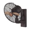 Foto para 31.5w 12" Skyy English Bronze with Solid Beechwood Blades Damp Wall Fan