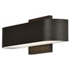 Foto para 27w Montreal SSL 90Plus CRI Bronze Frosted Marine Grade Wet Location Wall Fixture (OA HT 2.48)