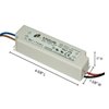 Foto para 12w 24V DC Hardwire LED Power Supply