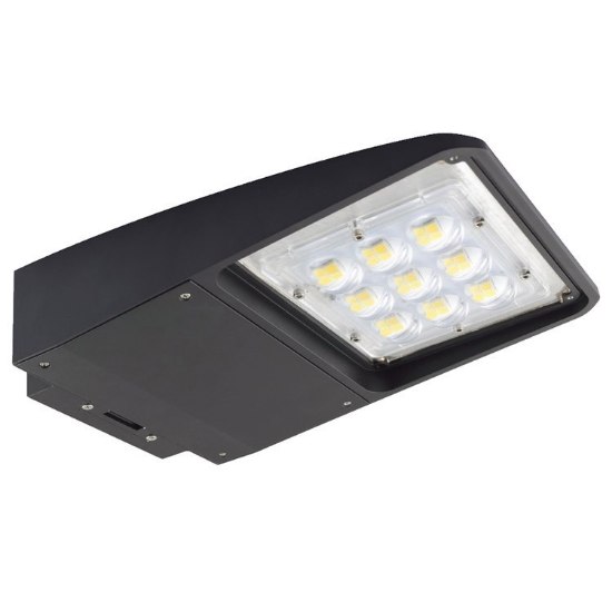 Picture of 75w ≅400w 8738lm 40K Dark Bronze LED NW Slim Area Light