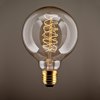 Foto para 60w 250lm 22k Vintage Edison Incandescent Antique Dimmable Squirrel Cage Filament E27 Spiral Globe G80 Light Bulb