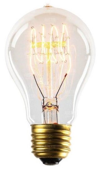 Picture of 40w The Barton Vintage Edison Incandescent Antique Dimmable Hand-Woven Filament E26/E27 A Light Bulb