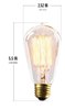 Foto para 40w The Capital Vintage Edison Incandescent Antique Dimmable Hand-Woven Filament E26/E27 Light Bulb