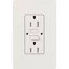 Foto para 15a GFCI Self-Testing Tamper Resistant Claro White NEMA 5-15R Duplex Receptacle