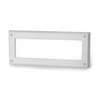 Picture of 5.5w 110lm 30K 9½"  x 4" Endurance WW LED Architectural Graphite Opal Outdoor Brick Light