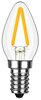 Picture of 2w ≅15w 3.2" (81mm) 200lm 27k E12 Filament Candle SW LED Light Bulb