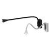 Picture of 8w 260lm 25" Stretch Black Swing Arm WW LED 1-Light Dimmable Wall Light