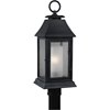 Picture of 75w 24" Shepherd Dark Weathered Zinc A19 Outdoor Post Lantern