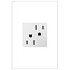 Picture of 15a adorne White 2-Module Tamper Resistant Duplex Outlet