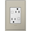 Foto para 15a adorne White Plus-Size Tamper Resistant GFCI Duplex Outlet