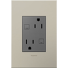 Picture of 15a adorne Magnesium Plus-Size Tamper Resistant GFCI Duplex Outlet