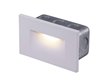 Foto para 3w 30k 100lm 120v White Aluminum Indoor Outdoor WW LED Step Light