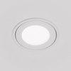 Foto para 5w 200lm 30k 3" 24v White Undercabinet Dimmable Edge-lit WW LED Button Light