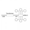 Foto para 12.5a 3" Multiple Terminal Block