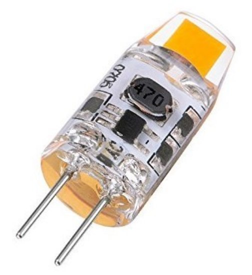 Picture of 1.5w ≅10w 150lm 12v 60K JC Type G4 Bi-Pin CW LED Lamp