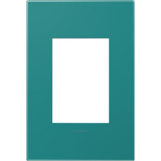 Foto para adorne Plastics Turquoise Blue 1-Gang 3 Module Wall Plate