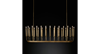 Foto para 600w (24x25) 61" Quenouilles Burnished Brass 24-Light E12 T6 Chandelier