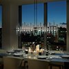 Foto para 57w 2415lm 27k 52" Cityscape Soft Gold w/Vintage Platinum Accents Large Linear SW LED Pendant