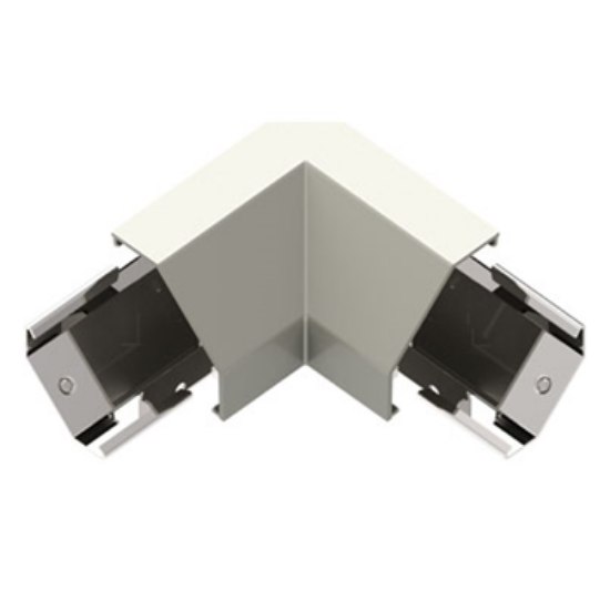 Picture of 4" adorne Titanium Under-Cabinet Modular Track Corner Connector