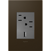 Picture of adorne Plastics Bronze 1-Gang 3 Module Wall Plate