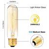 Picture of 60w 35k Vintage Edison Incandescent Antique Nostalgic Dimmable Tungsten Filament E26/27 T10 Tube Light Bulb