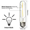 Foto para 2w ≅60w 200lm 27k Vintage Edison Antique Nostalgic Dimmable Filament E26 T10 Tube SW COB LED Light Bulb