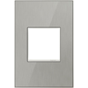 Picture of adorne Real Materials Brushed Stainless 1-Gang 2-Module Wall Plate