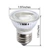 Picture of 5w ≅50w 350lm 30K E26 PAR16/HR16 ∠36° Aluminum & Glass WW LED Lamp