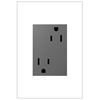 Picture of 15a adorne Magnesium Tamper Resistant Plus-Size 3-Module Duplex Outlet