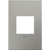 Foto para adorne Cast Metals Brushed Stainless Steel 1-Gang 2-Module Wall Plate