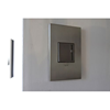 Foto para adorne Cast Metals Brushed Stainless Steel 1-Gang 2-Module Wall Plate