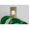 Picture of adorne Cast Metals Brushed Brass 1-Gang 2-Module Wall Plate