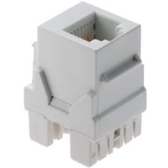 Picture of adorne Keystone White Telephone RJ-25 Phone Jack Insert