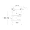 Foto para 3.5" 120v Oculux IC-Rated Airtight New Construction Shallow Housing