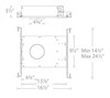 Foto para 15.5w 3.5"120v-277v Aether New Construction IC-Rated Airtight Dimmable Shallow Housing