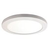 Foto para 15w 1100lm 30k 120v 9½" Disc White Acrylic SSL Dedicated LED Damp Location White Dimmable Round WW LED Flush Mount