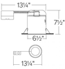 Picture of 150w 6" 120v E26 Remodel Housing