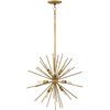 Picture of 60w Chandelier Tryst CAND Burnished Gold Stem Hung Pendant