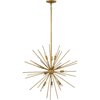 Picture of 60w Chandelier Tryst CAND Burnished Gold Stem Hung Pendant