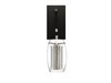 Picture of 60w 5" Dunbar Matte Black with Polished Chrome Accents 1-Light Wall Sconce