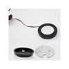 Picture of 5w 200lm 27k 3" 24v Black Undercabinet Dimmable Edge-lit SW LED Button Light