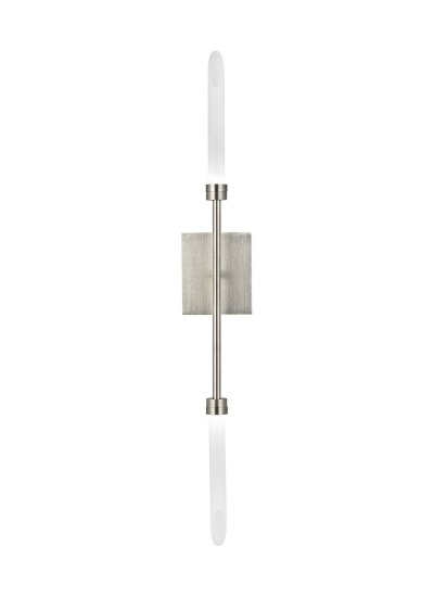 Picture of 14w 742lm 3" Spur Satin Nickel 2-Light ADA SW LED Wall Sconce