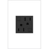 Picture of 15a adorne Graphite 2-Module Size Tamper Resistant GFCI Duplex Outlet