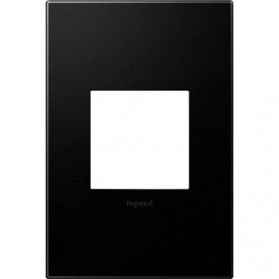 Foto para adorne Plastics Graphite 1-Gang Wall Plate